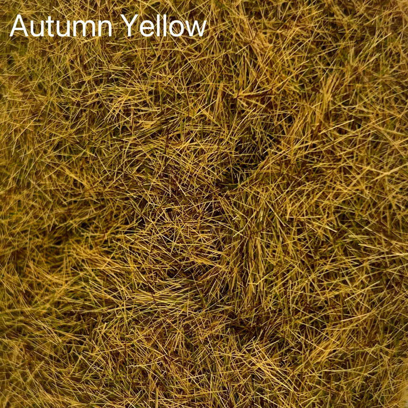 Winter dry brown static grass tuft, dry wasteland miniature terrain material