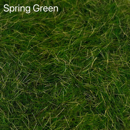 Summer Green deep vibrant static grass needle, realistic summer lawn texture for diorama