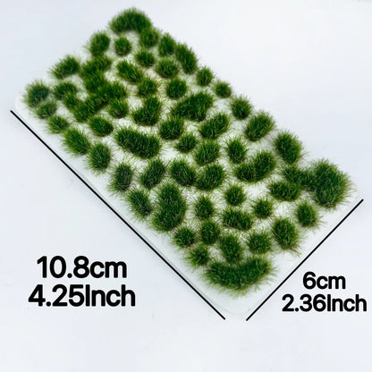 Mud hill wasteland diorama base using lifelike static grass clumps, hobby terrain making supplies