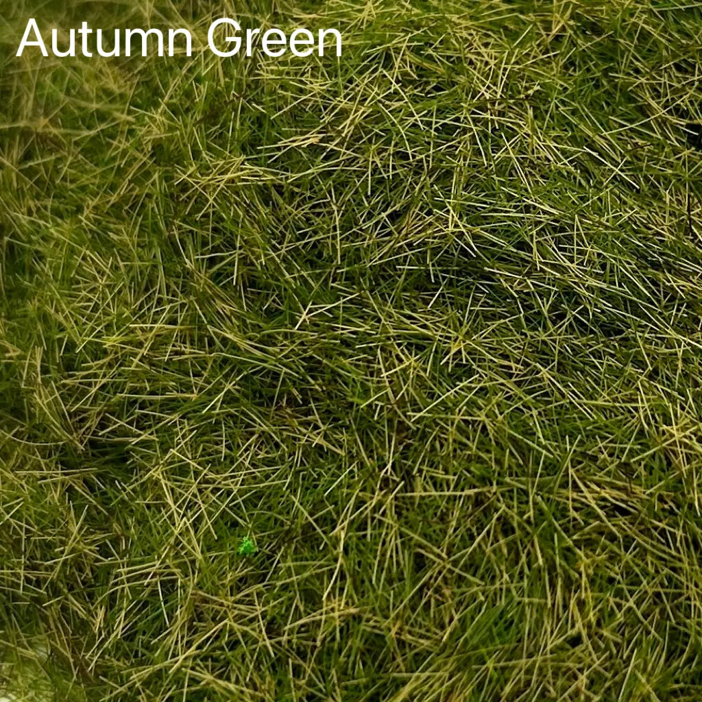 Autumn Yellow dry static grass flock color sample, fall landscape miniature scenery supply