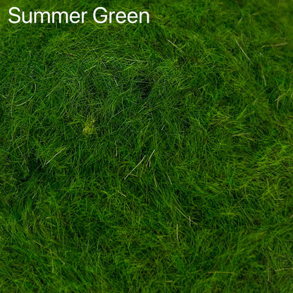 Spring Green 8mm static grass tuft color swatch, fresh light green model lawn material