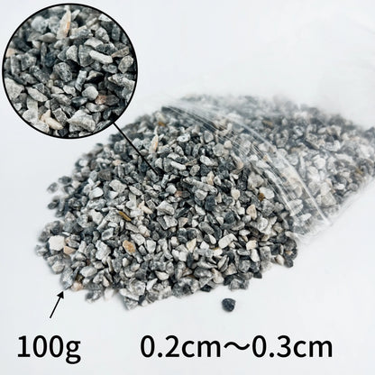 100g model railway ballast gravel, particle size 0.4‑0.6cm for train layout