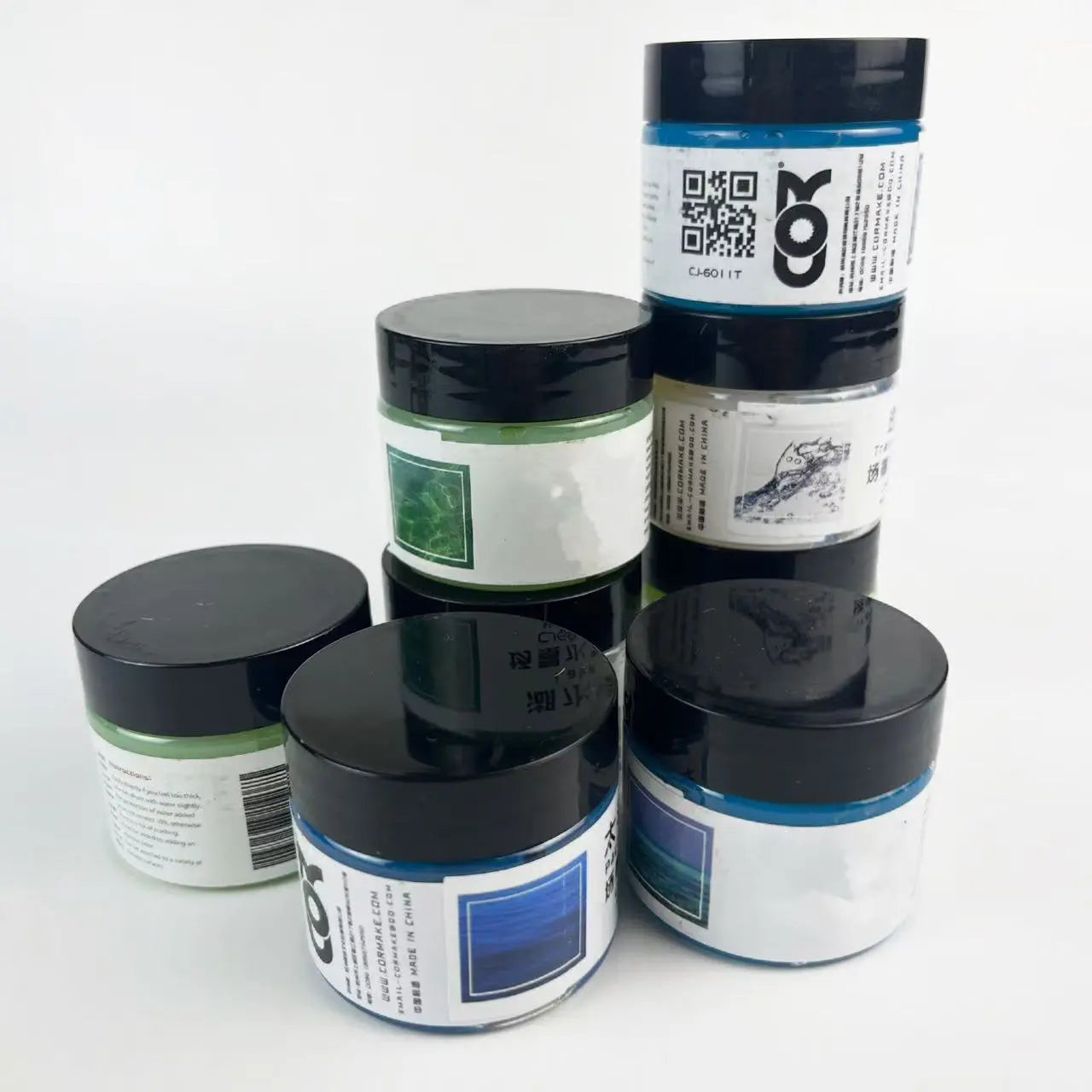 1.69oz standard blue ocean sea water texture paste, smooth deep sea ripple simulation gel for seaside railway layout, coastal miniature terrain and wargame diorama craft