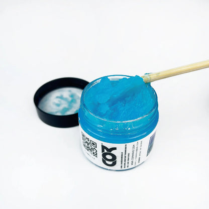1.69oz standard blue ocean sea water texture paste, smooth deep sea ripple simulation gel for seaside railway layout, coastal miniature terrain and wargame diorama craft
