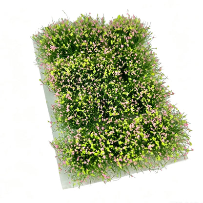  Colorful miniature grass tufts, high detail scenic material for scale model diorama and wargaming terrain.