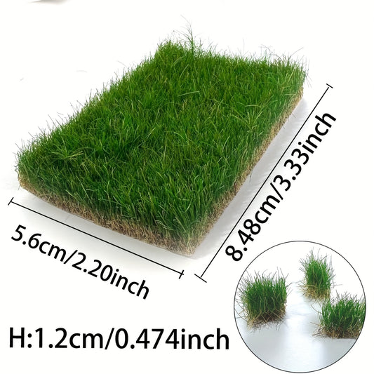 91pcs 8mm Static Grass Tufts - Miniature Diorama Landscape Decor
