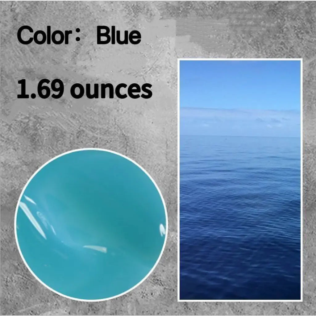 1.69 ounces dark blue diorama water texture effect paste, ocean deep sea water simulation gel for scale model landscape, wargame terrain, railway layout seaside scenery and miniature diorama craft production