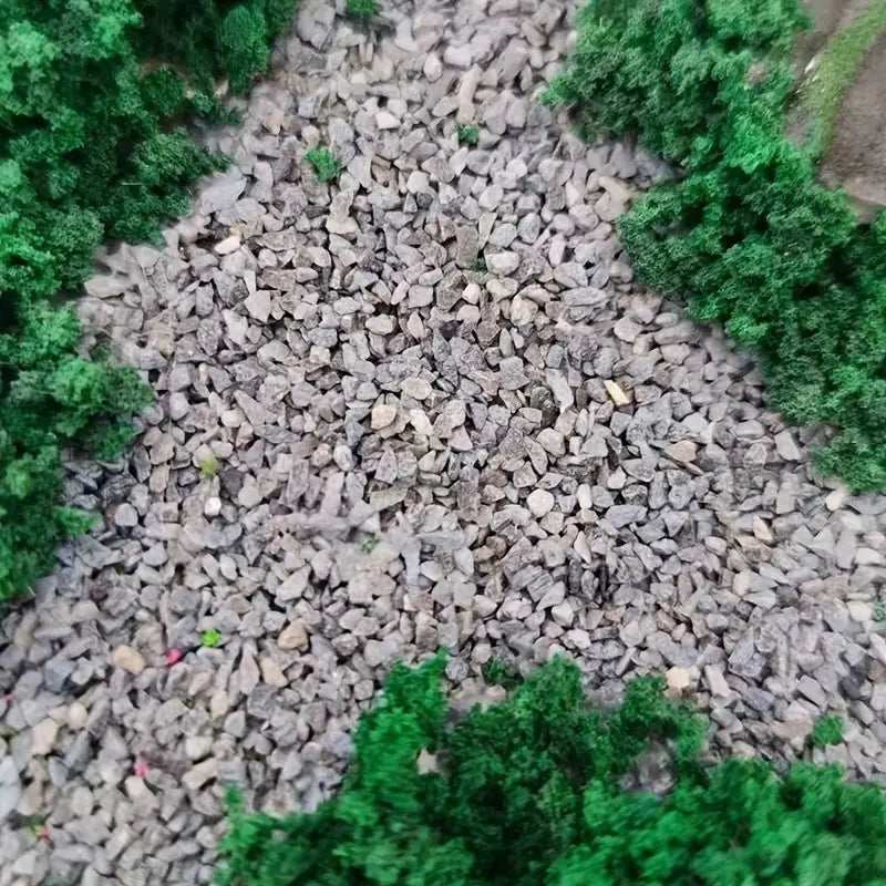 100g miniature model ballast gravel, particle size 0.2‑0.3cm for railroad layout scenery